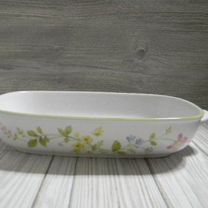 Vintage Noritake "Clear Day" Oval baking dish with handles